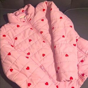 Forever 21 Girls Pink/ Red Hearts 11/12